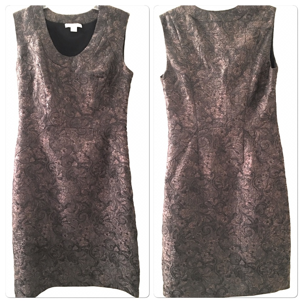 Coldwater Creek Sheath Dress Jacquard Style Size 6